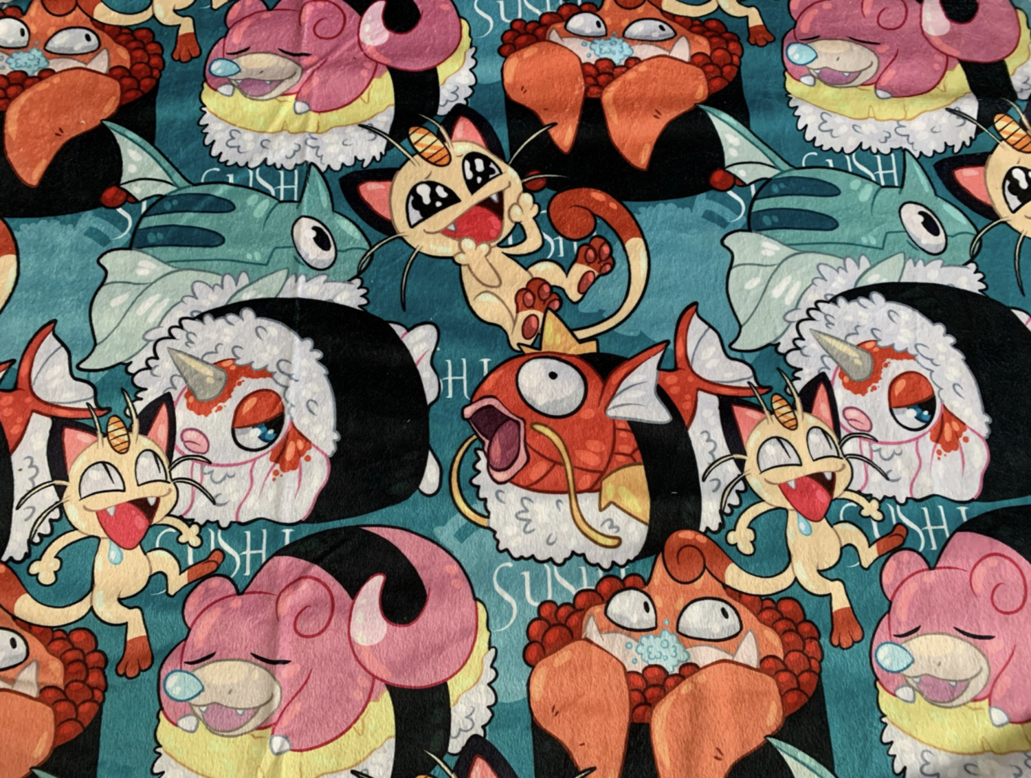 Minky Pokémon sushi