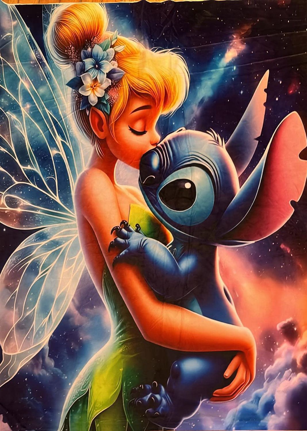 Minky Fée Clochette et stitch