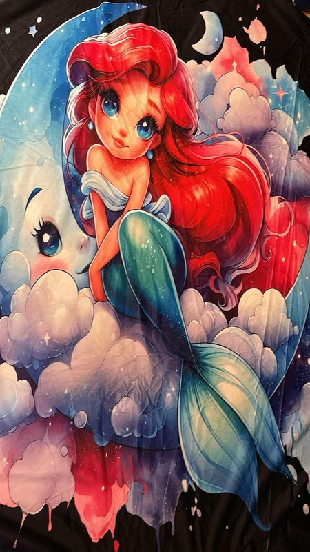 Minky Ariel princesse