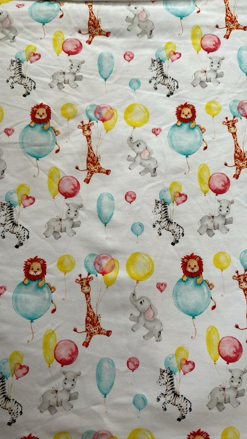 Coton Spandex Animaux
