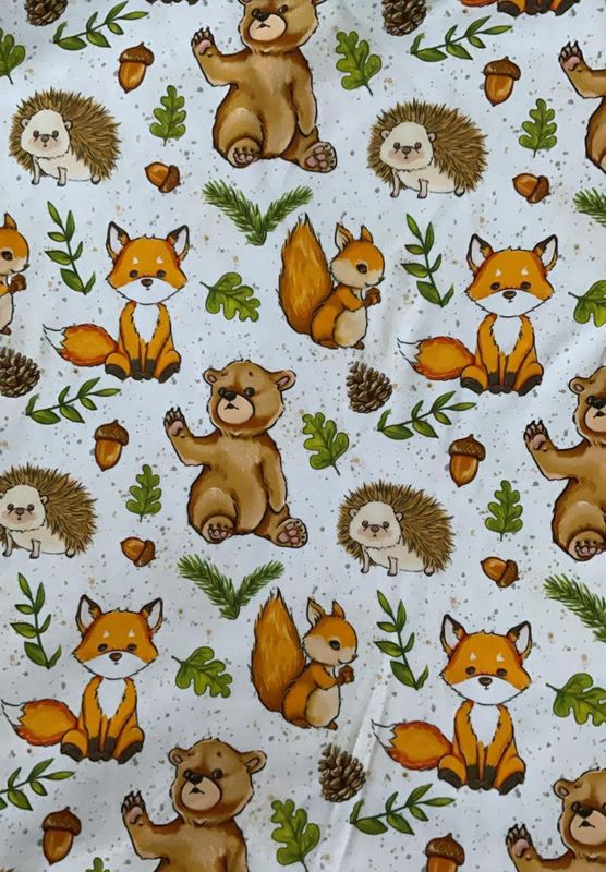 Coton Spandex Animaux