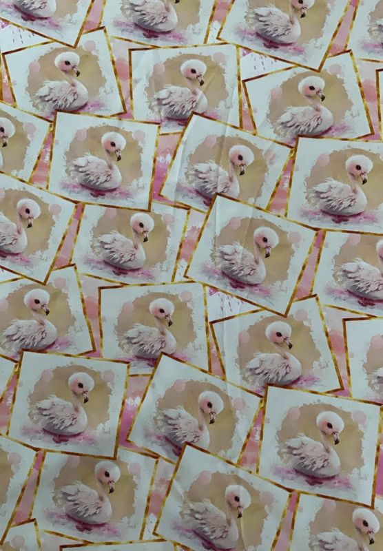 Coton Spandex Flamant Rose