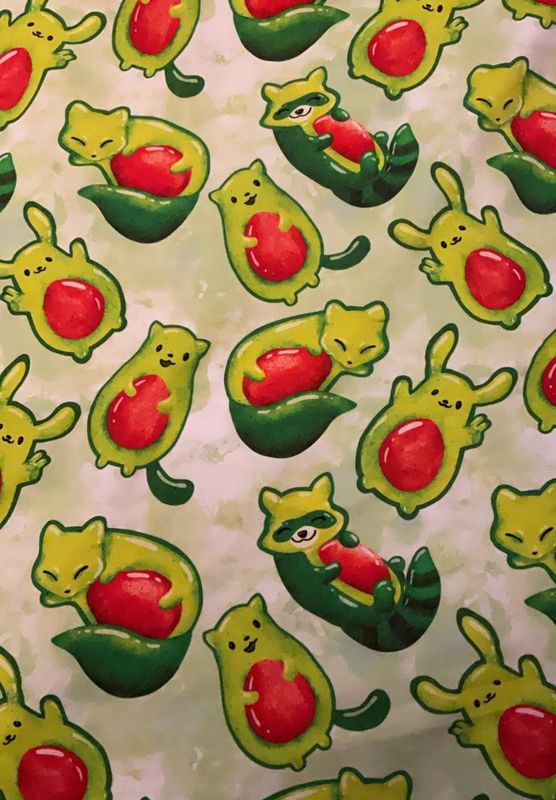 Coton Spandex Animaux