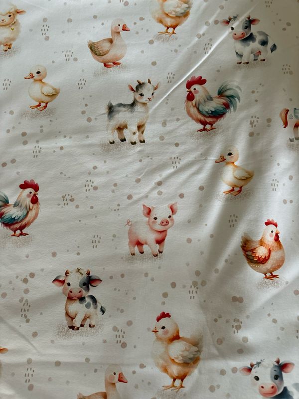 Coton Spandex Animaux