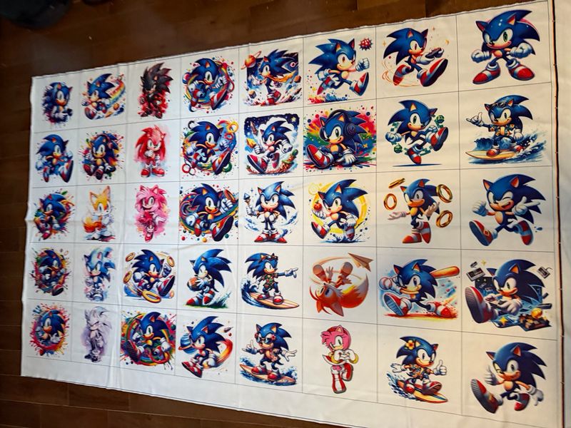 Panneau pour débarbouillette Sonic