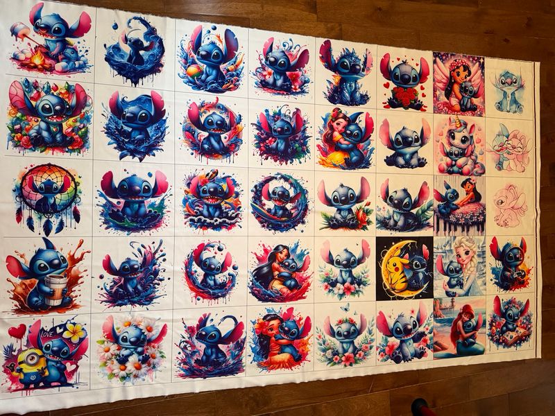Panneau pour débarbouillette Stitch