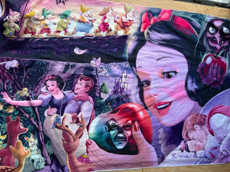 Ratine 100 % polyester blanche neige