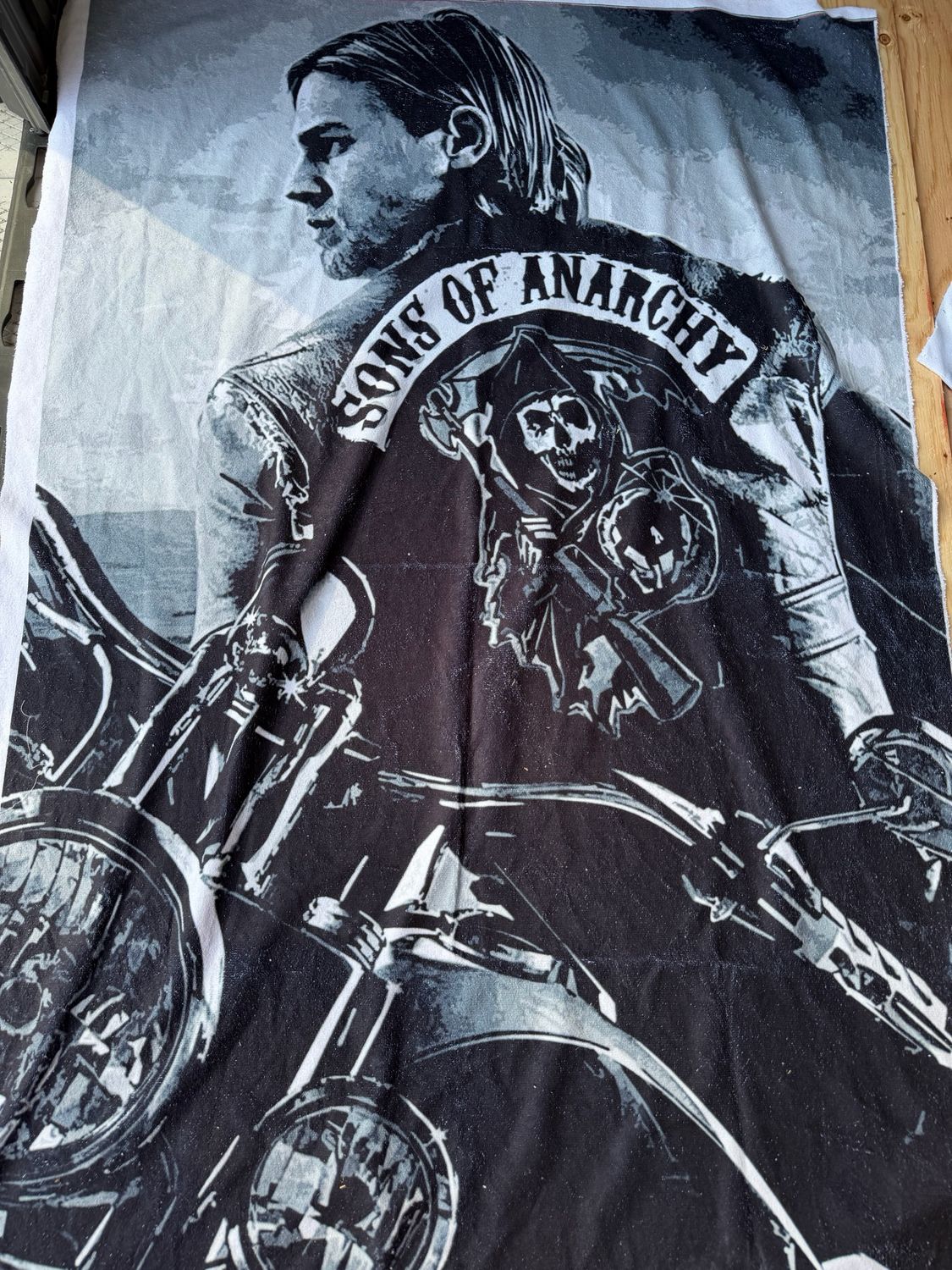 Ratine 100 % polyester Sons of anarchy