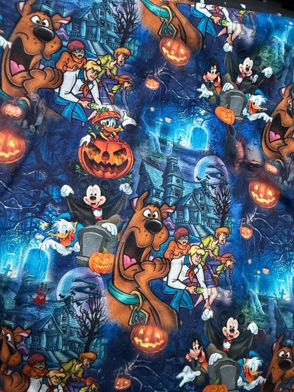 100% coton popeline Scooby-doo