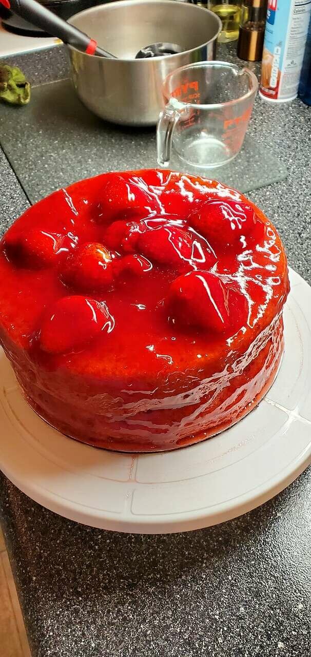 Strawberry Preserve Cake