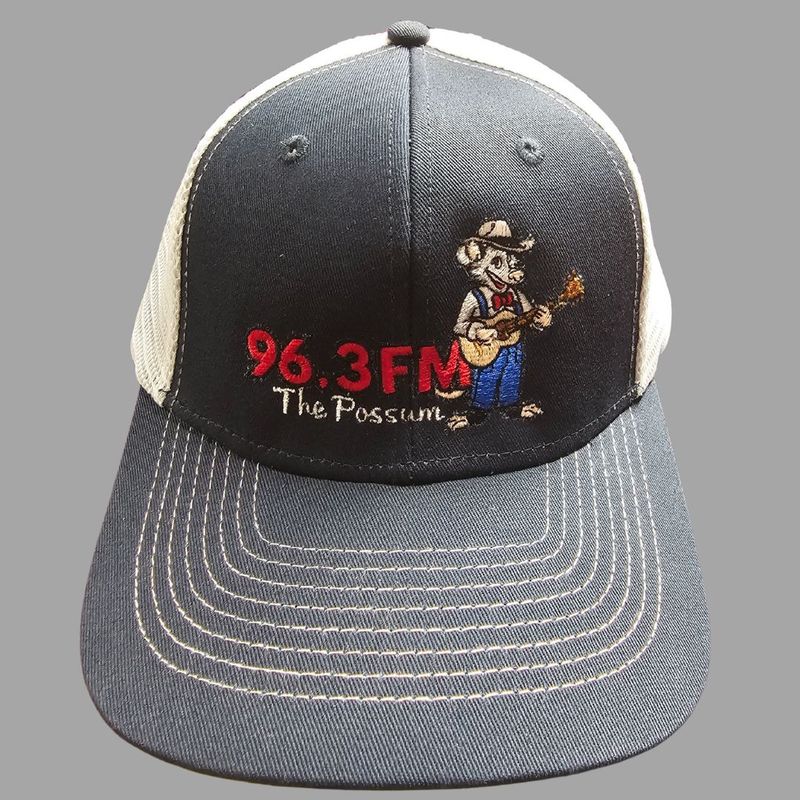 Navy Blue Snapback Possum Hat