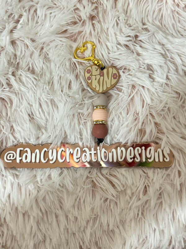 Be Kind Beaded Keychain