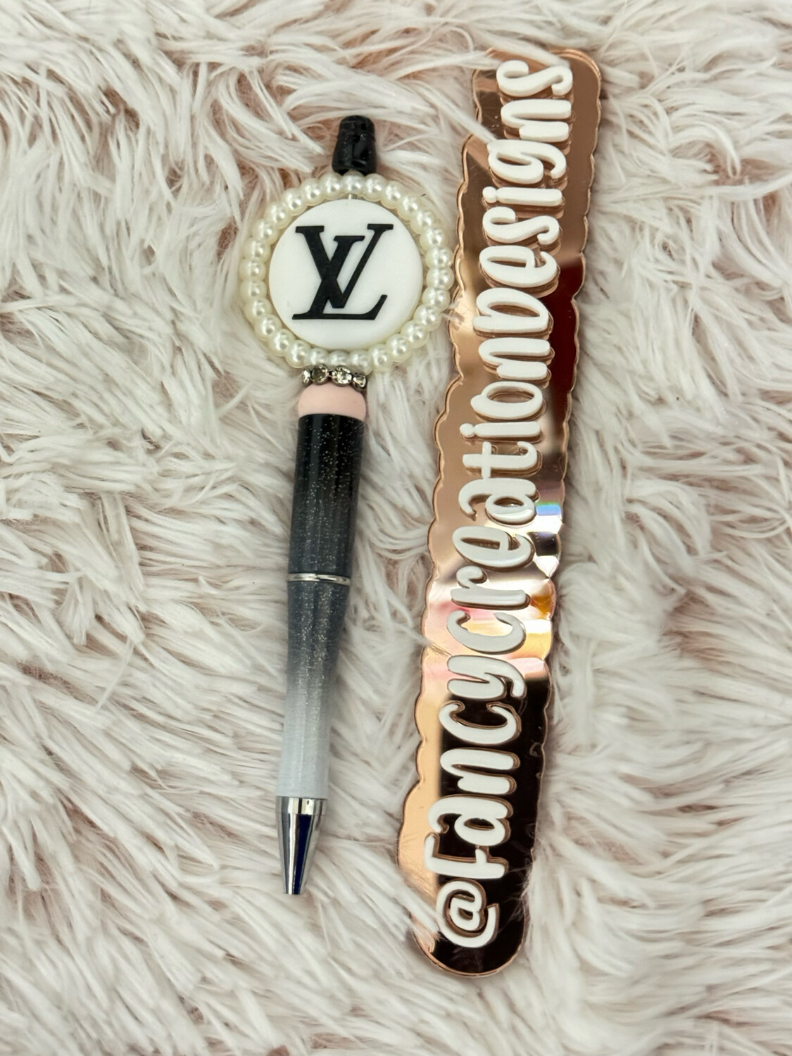 LV Beaded Pen