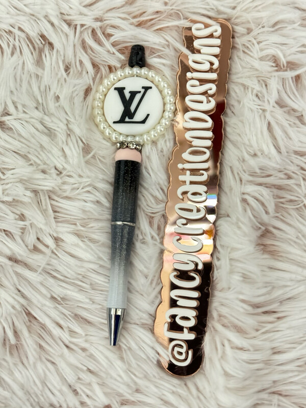 LV Beaded Pen