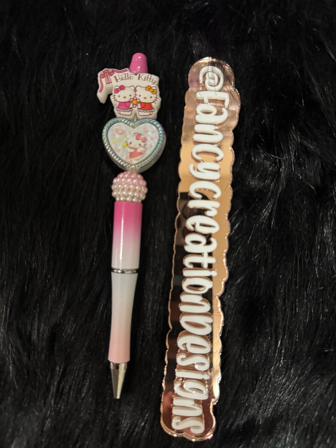 HK Heart Beaded Pen