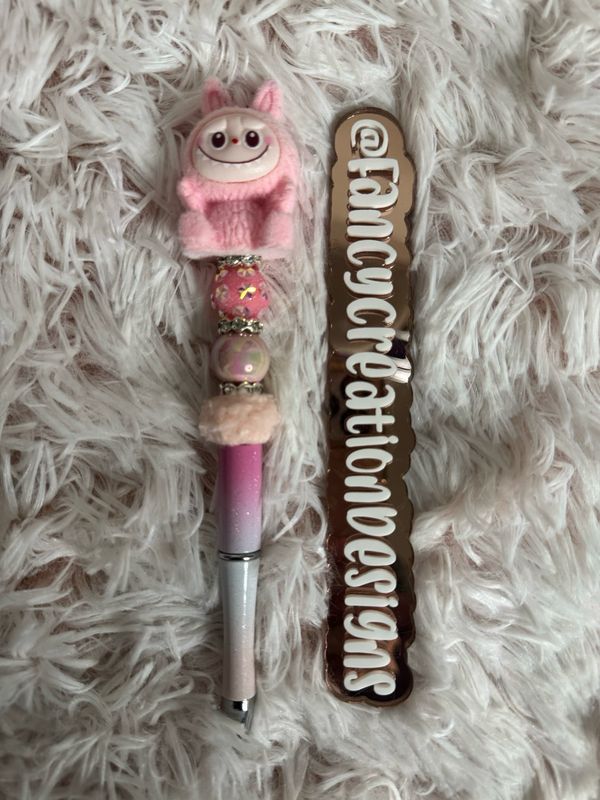 Pink Labubu Pen