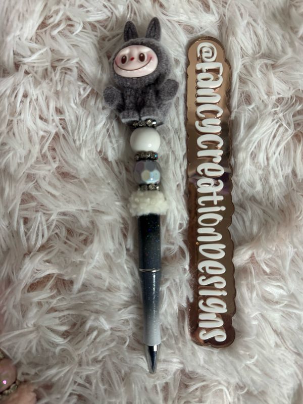 Dk Gray Labubu Pen