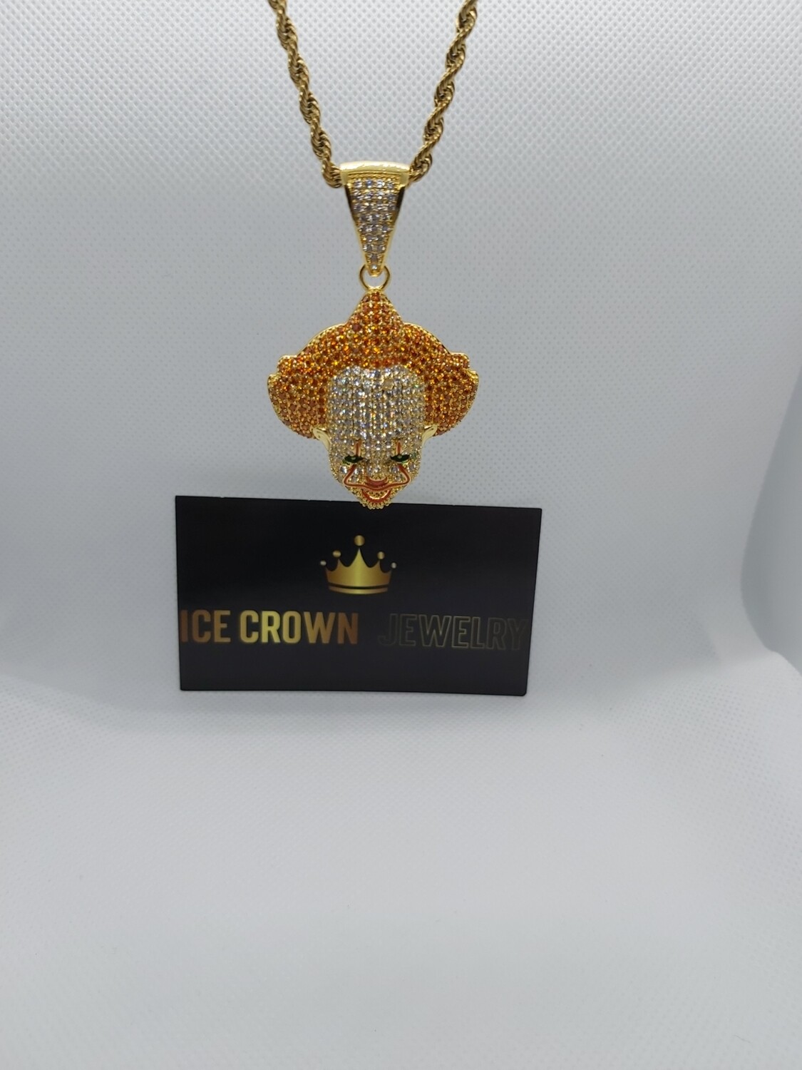 Iced Out Clown pendant 
