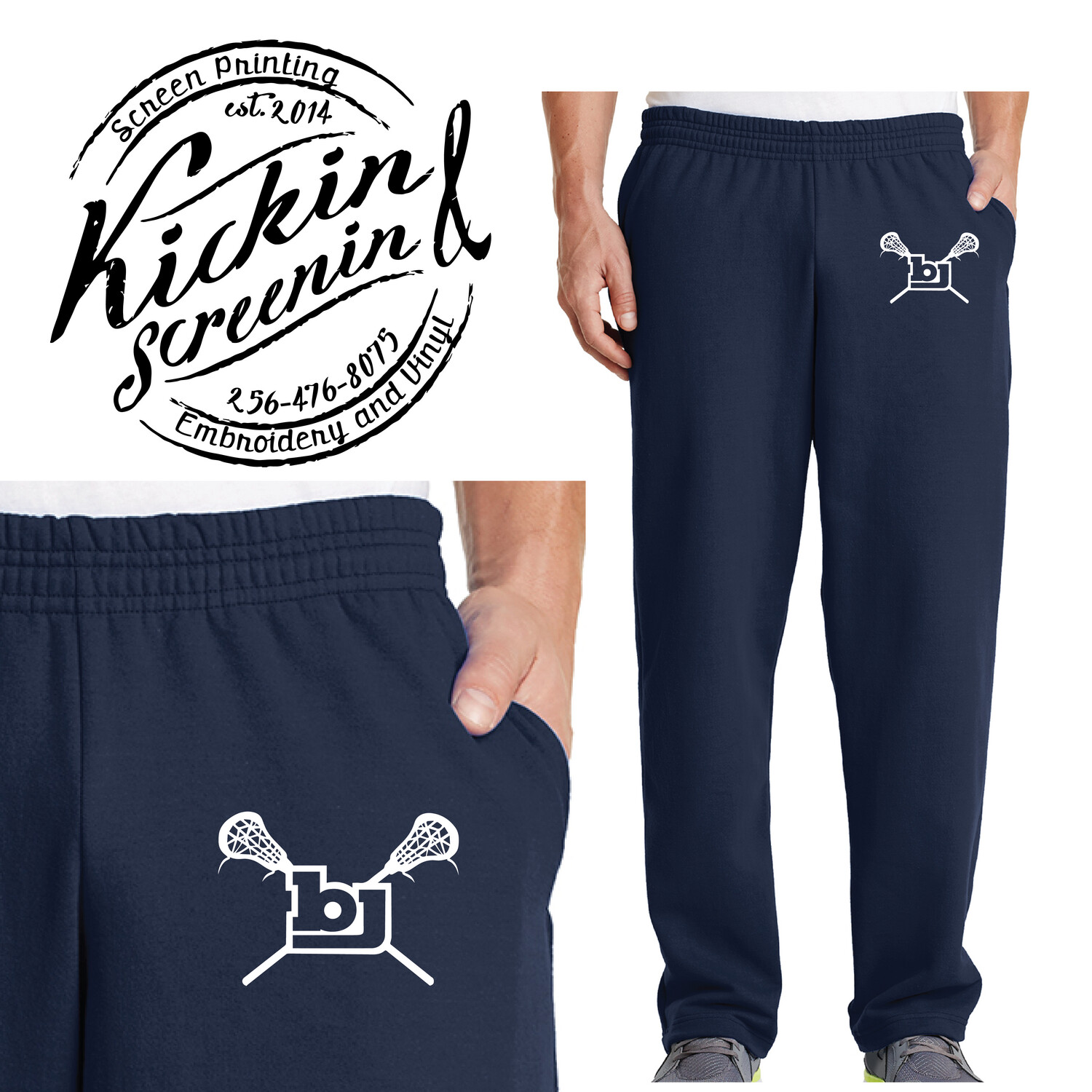Bob Jones Lacrosse Wide Ankle Sweatpants