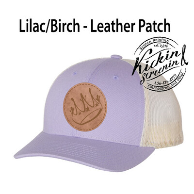 SRP Low Profile Leather Patch Hat - Lilac