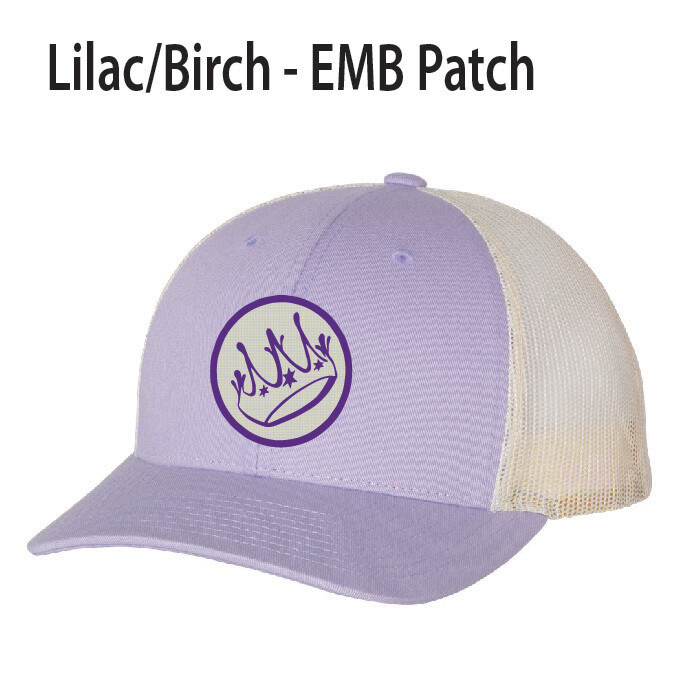 SRP Low Profile Embroidered Patch Hat - Lilac
