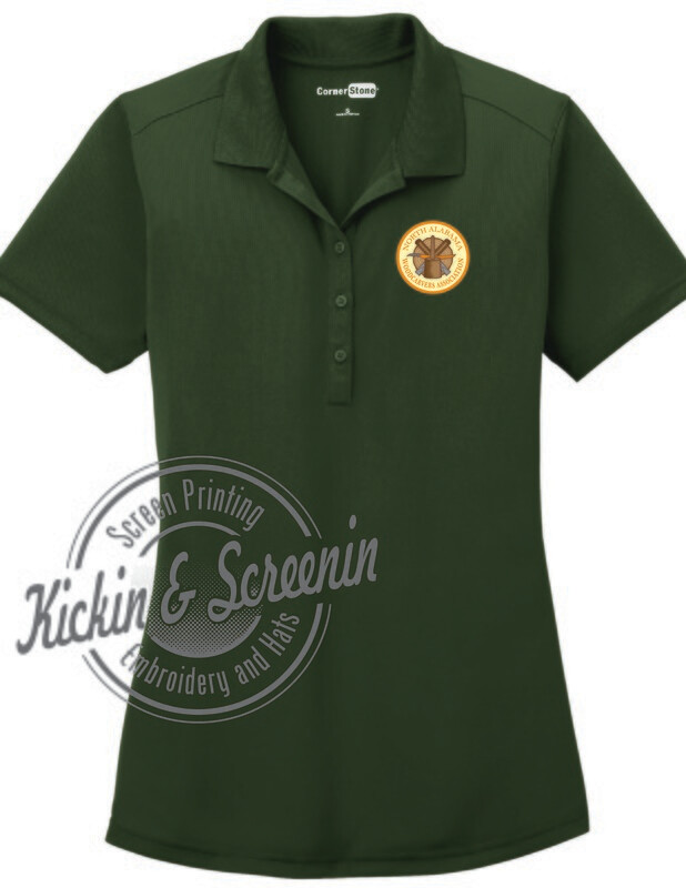 NAWA Dark Green Ladies Lightweight Polo