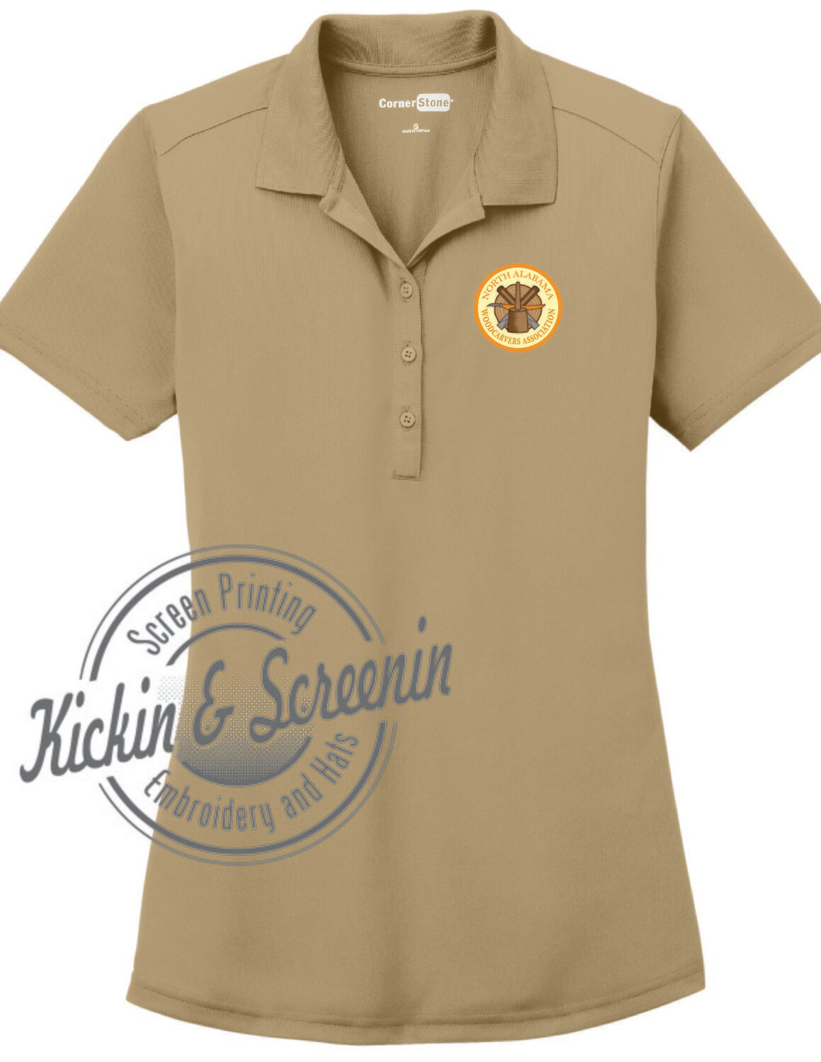 NAWA Tan Ladies Lightweight Polo