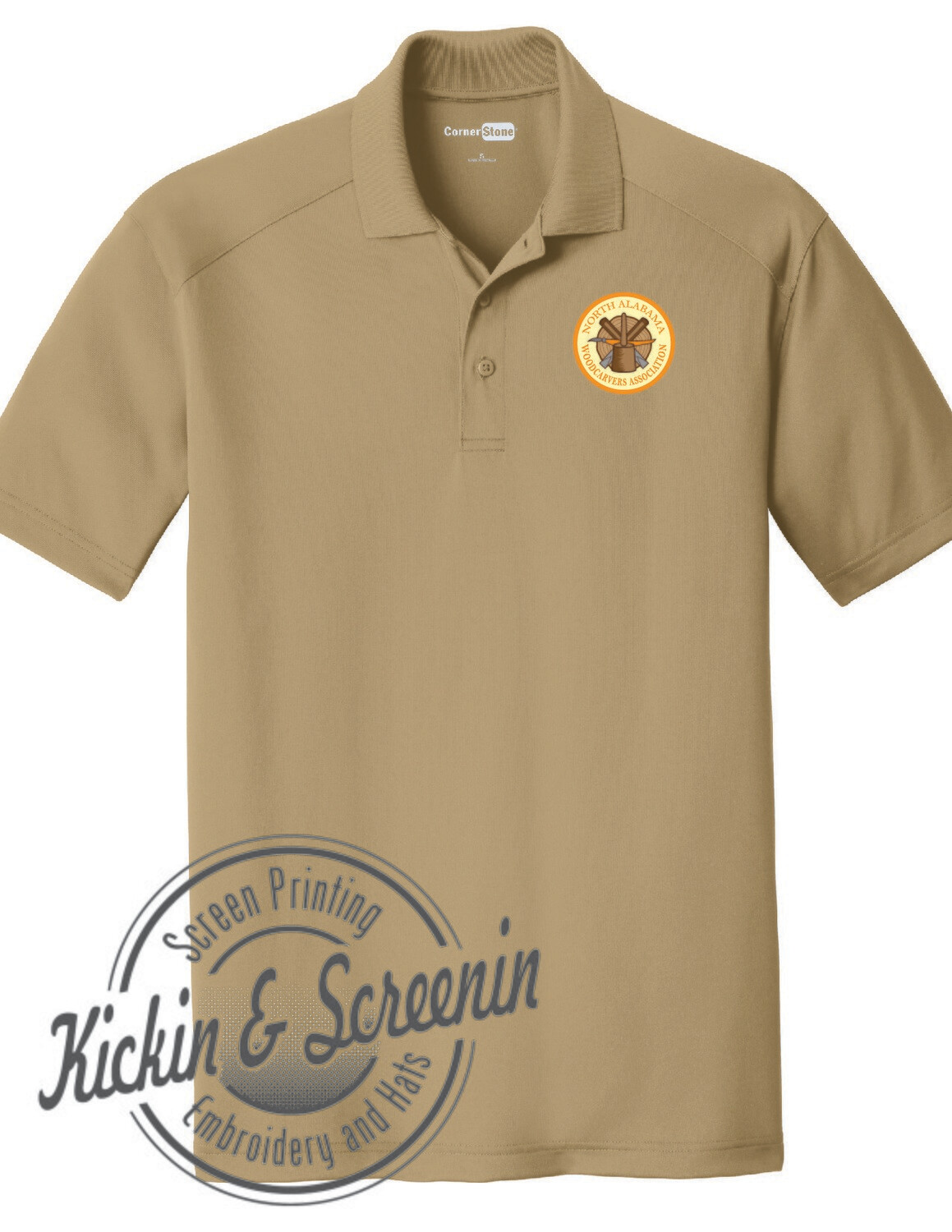 NAWA Tan Mens Lightweight Polo