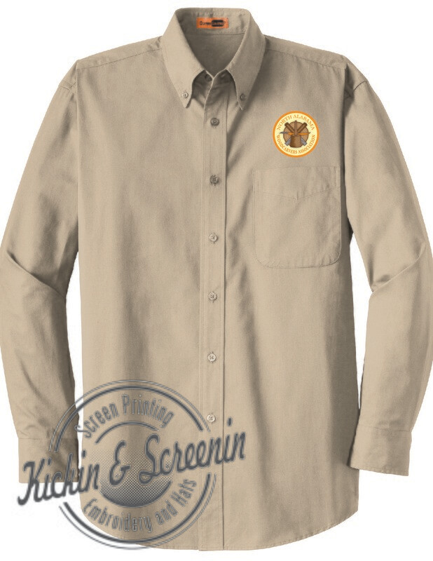 NAWA Mens Button-Down Stone