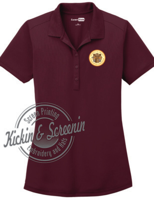 NAWA Maroon Ladies Lightweight Polo