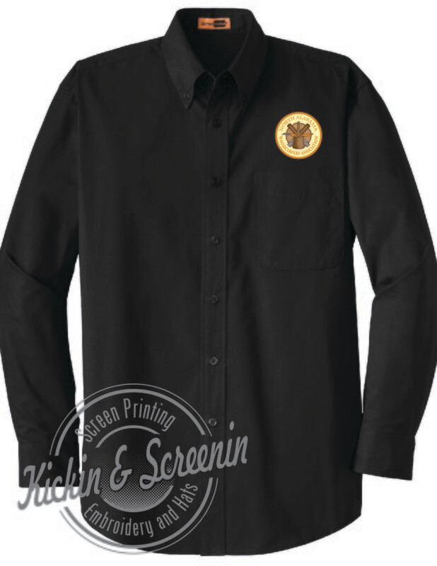 NAWA Mens Button Down Black
