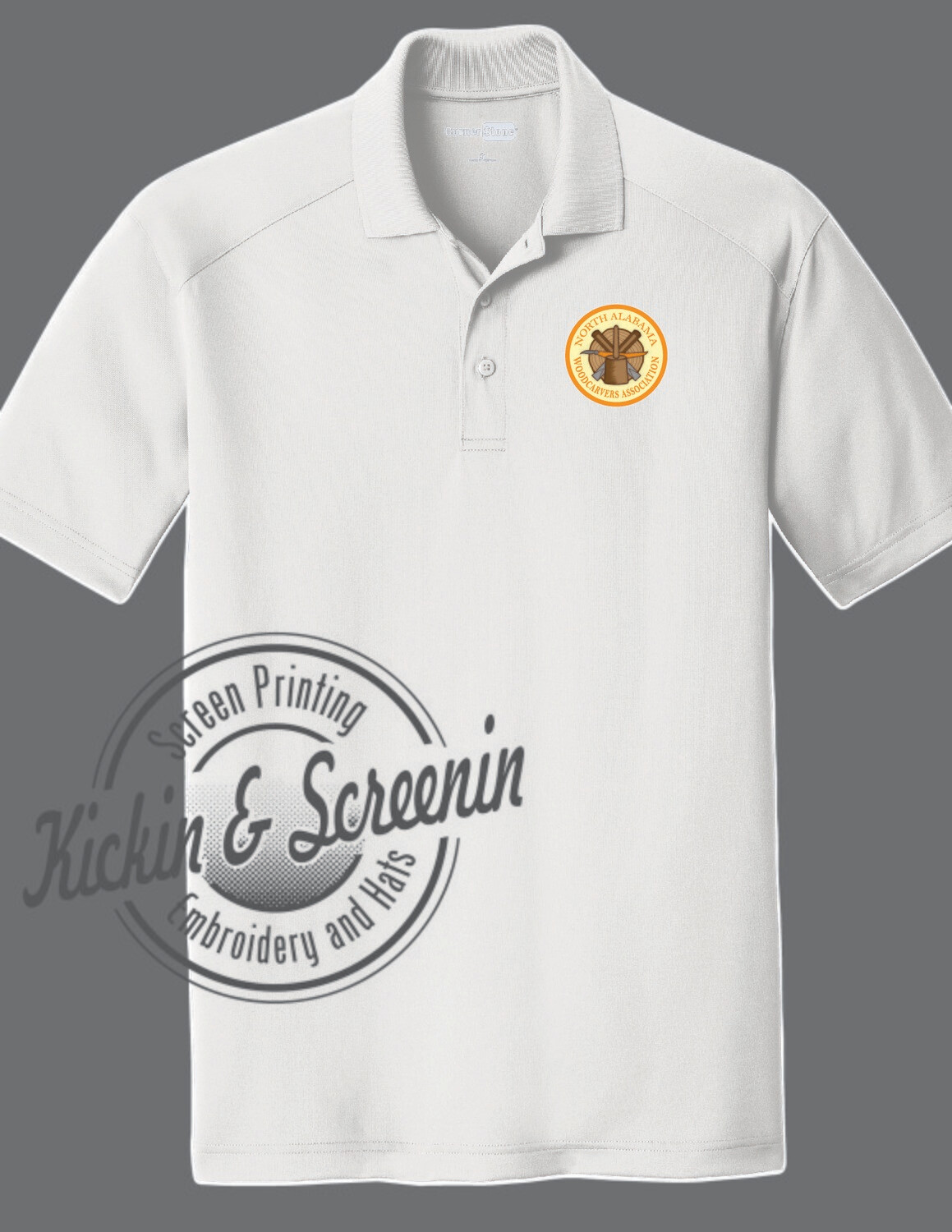 NAWA Mens Lightweight Polo White