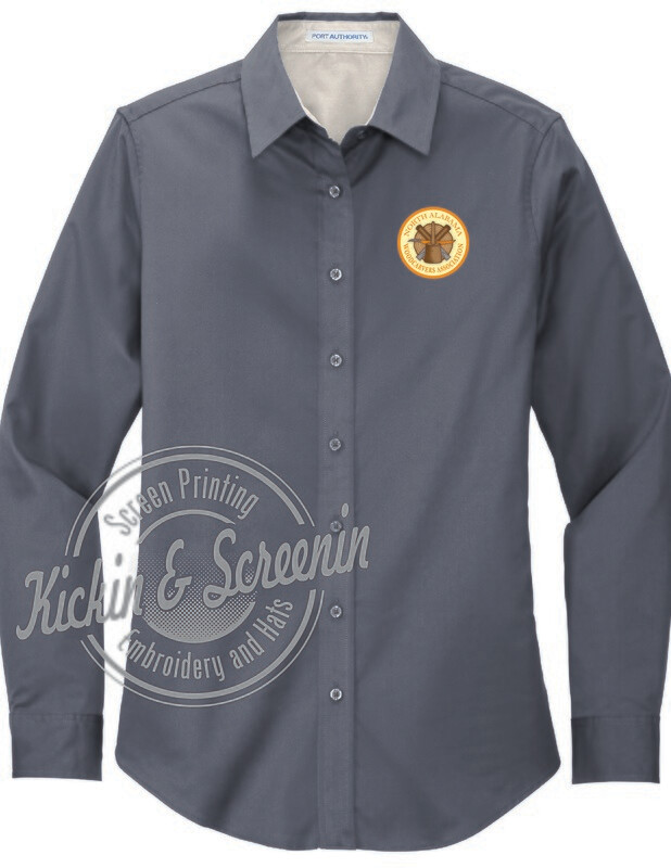 NAWA Ladies Button-Down Steel Gray