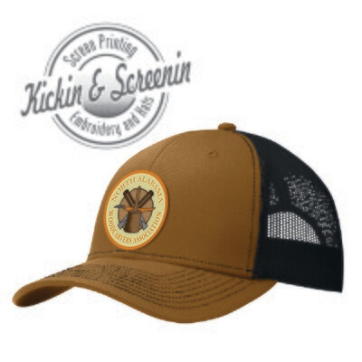 NAWA Embroidered Patch Hat Duck Brown and Black