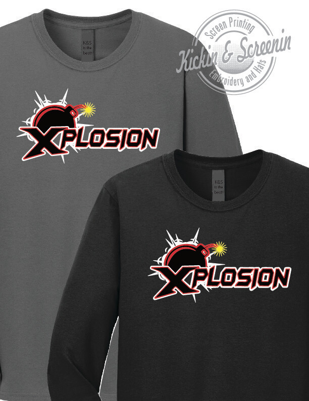 Xplosion Ring-Spun Cotton Long Sleeve Tee