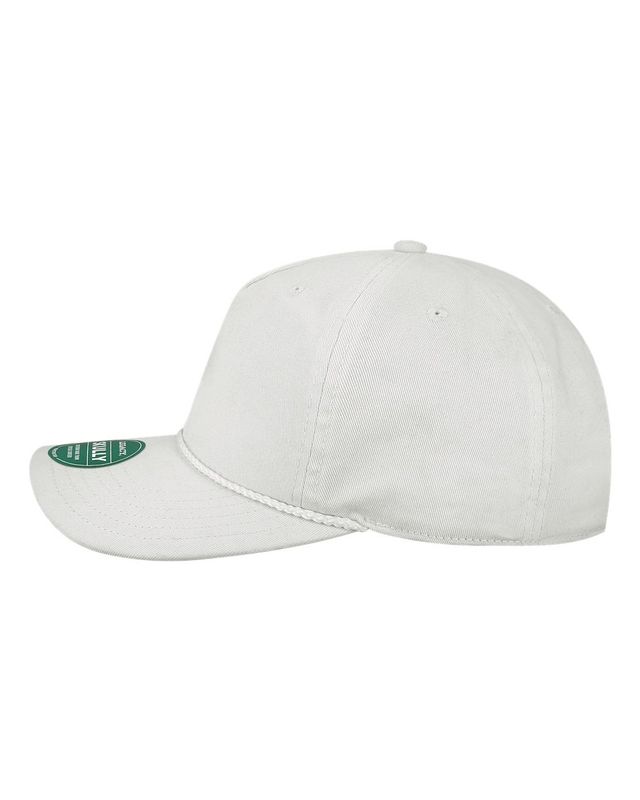 SRP Collegiate Patch Hat - White - Rope Hat