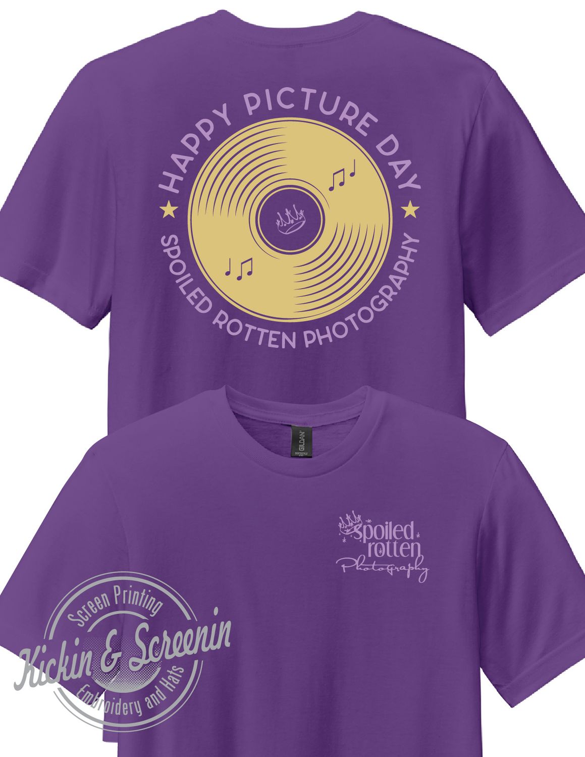 SRP Retro Record Ring-Spun Cotton Blend Tee July 2024
