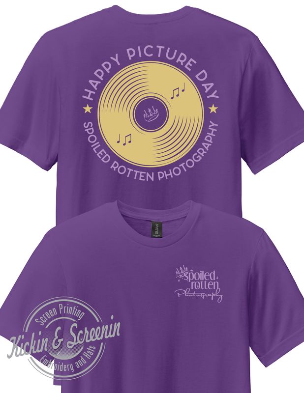 SRP Retro Record Ring-Spun Cotton Blend Tee July 2024