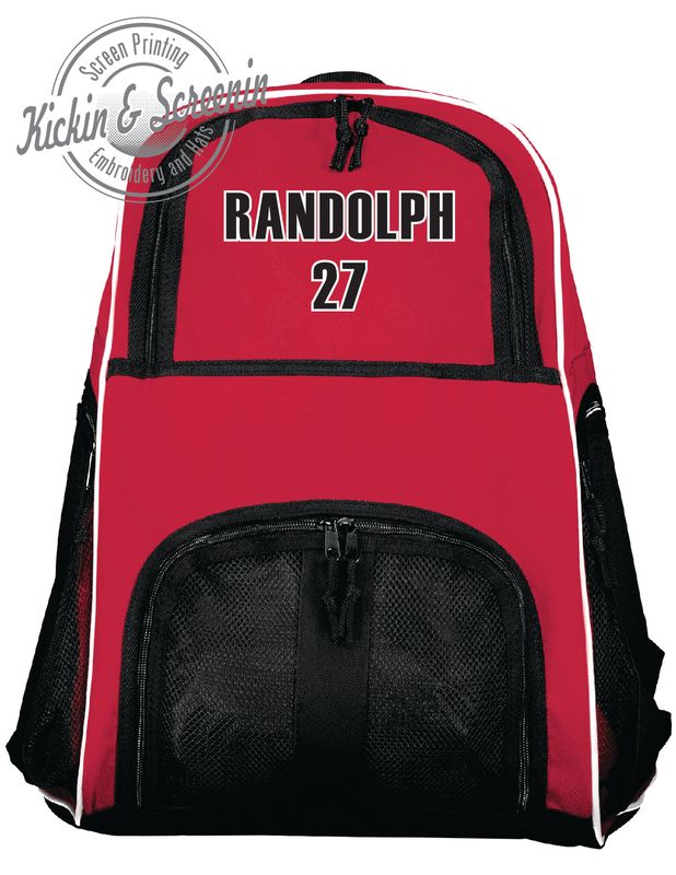 MHCS Red/Black Player Bag - Embroidered - May2025