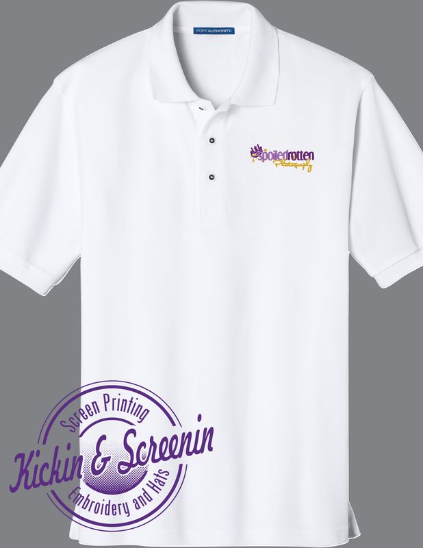 Mens SRP Full Color Logo Embroidered Polo