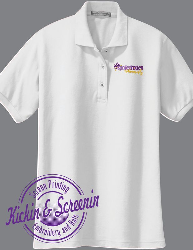 Ladies SRP Full Color Logo Embroidered Polo