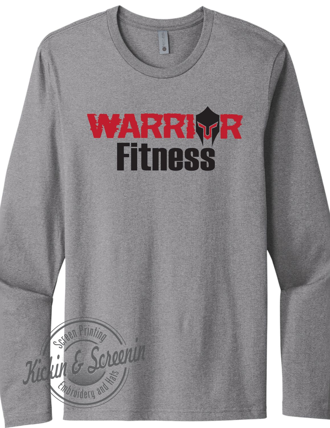 Warrior Fitness Long Sleeve Tee - Heather Gray