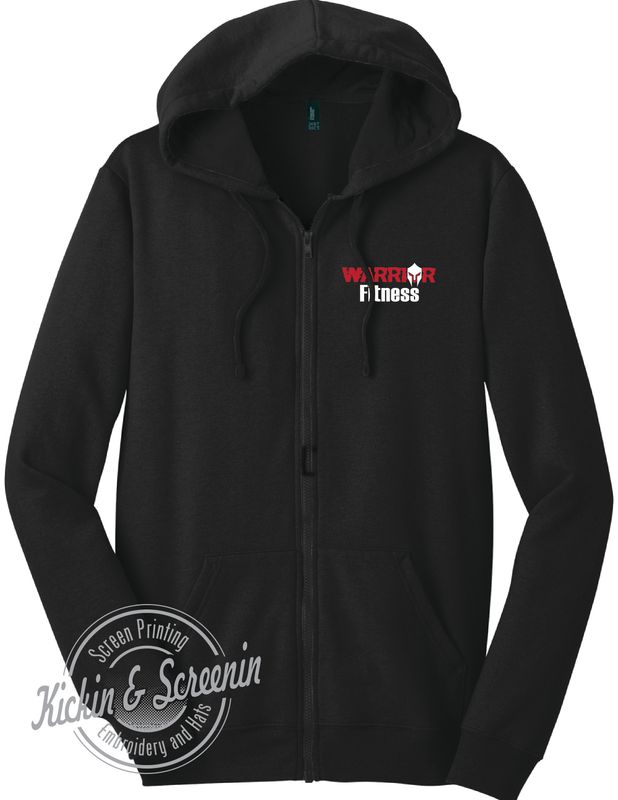 Warrior Fitness Full-Zip Hoodie - Black