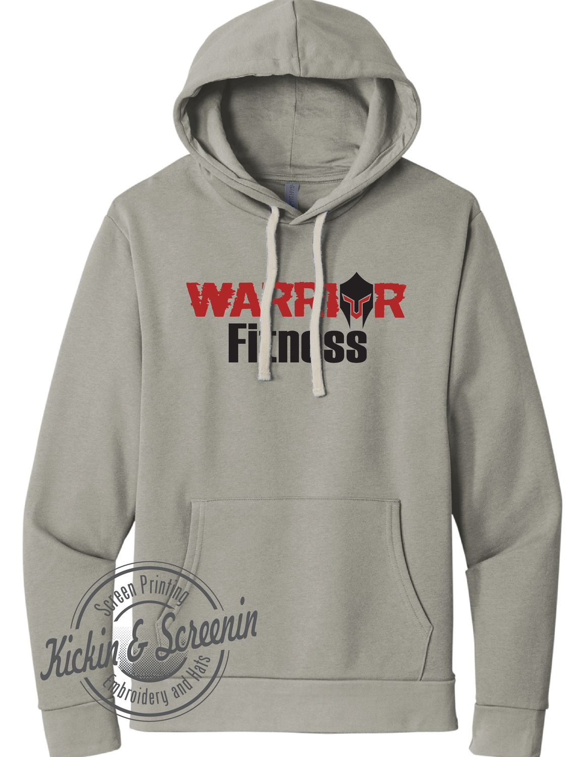 Warrior Fitness Hoodie - Lead Grey