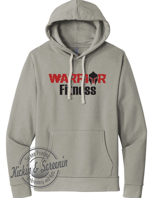 Warrior Fitness Hoodie - Lead Grey