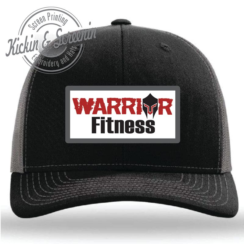 Warrior Fitness Patch Hat - Black/Charcoal