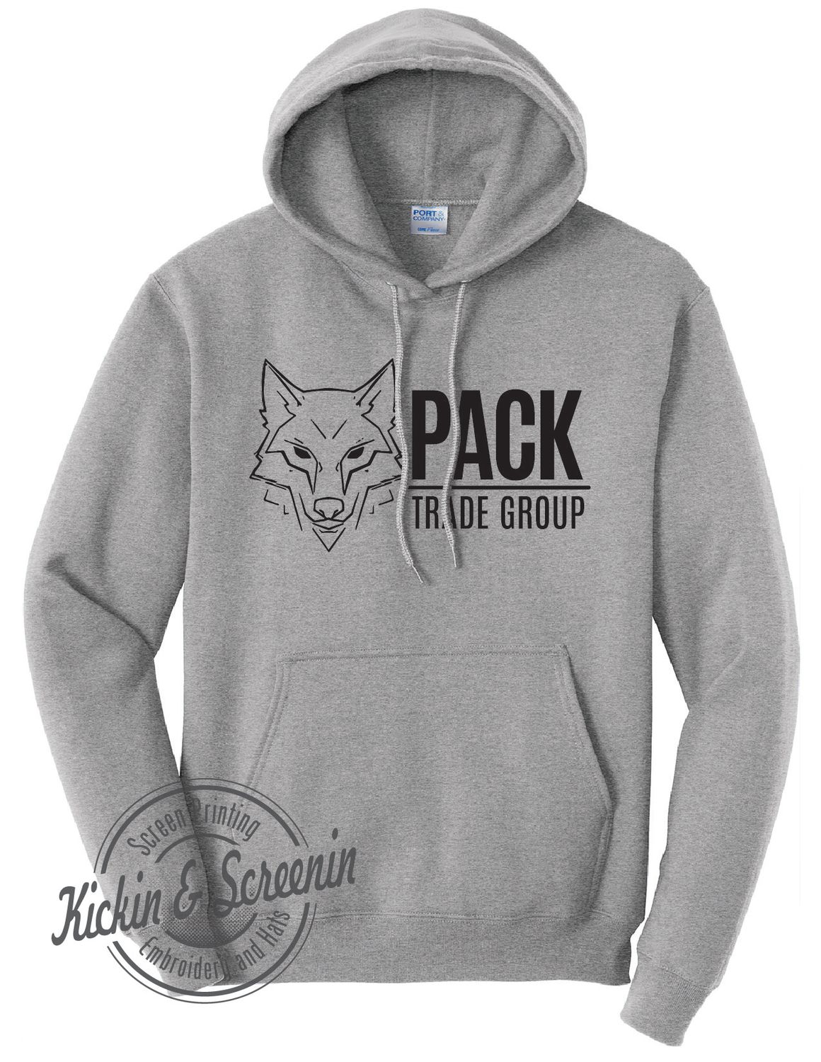 Pack Trade Group - Hoodie - Heather Grey