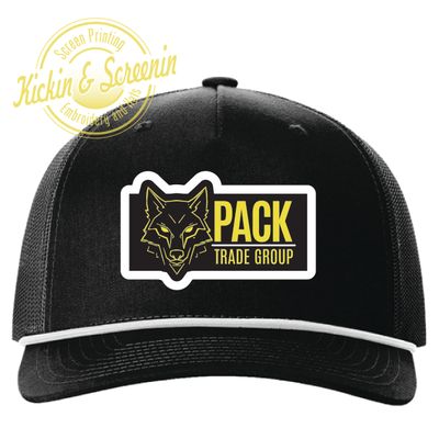 Pack Trade Group - Black/White - Richardson Rope Hat