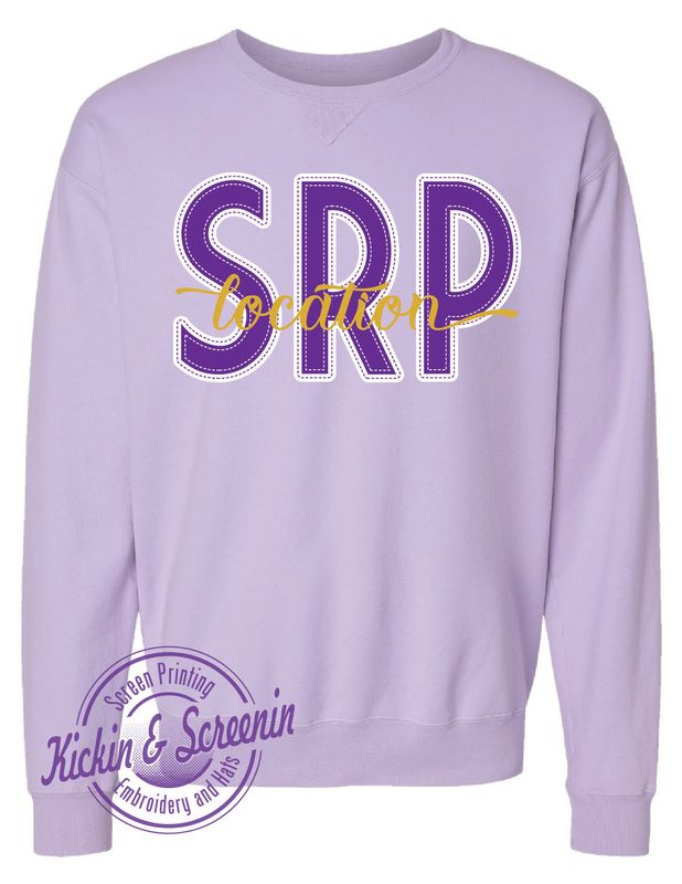 SRP Customized Location Applique Crewneck