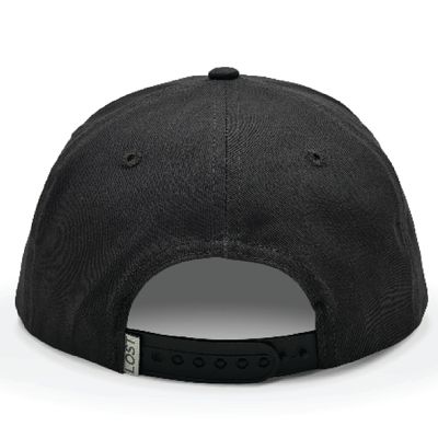 EL Patch Hat - Black/Gray/Gold - Flat Bill - Rope Hat